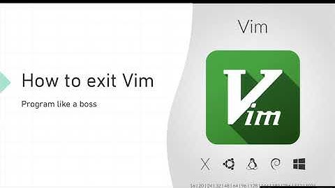 How to successfully Exit Vim | Program Like a Boss