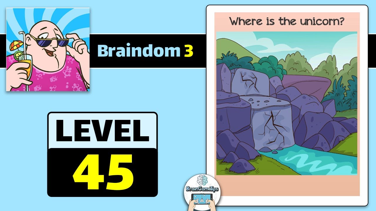 Braindom 3: Smart, Brain Games - Level 45 Answer