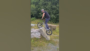 bike trial practice #bike #trial #ride #Norway #trials #practice #short #echobike #skills