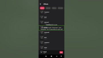 how to add sound effects in any video with TalkBack for blind users sound effects in any video