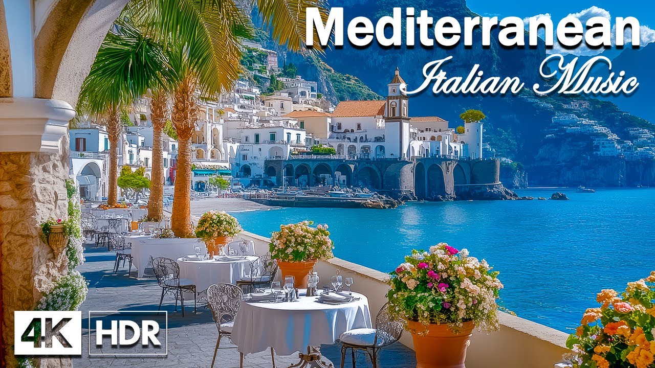 Chill Mediterranean Dream Music 🎶 Relaxing Italian Vibes & Charming Old Town Scenery