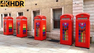 London Red Phone Boxes | Rare Secret Location Covent Garden | Telephone Booth | [FULL 4K HD]