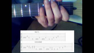 Video thumbnail of "Bee Gees "Stayin' Alive" Riff Cover + TAB"