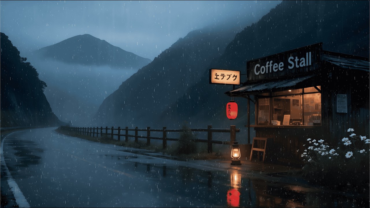 Quiet Tokyo Rain 🌧️ Japanese Lofi Rain Music for Sleep & Study