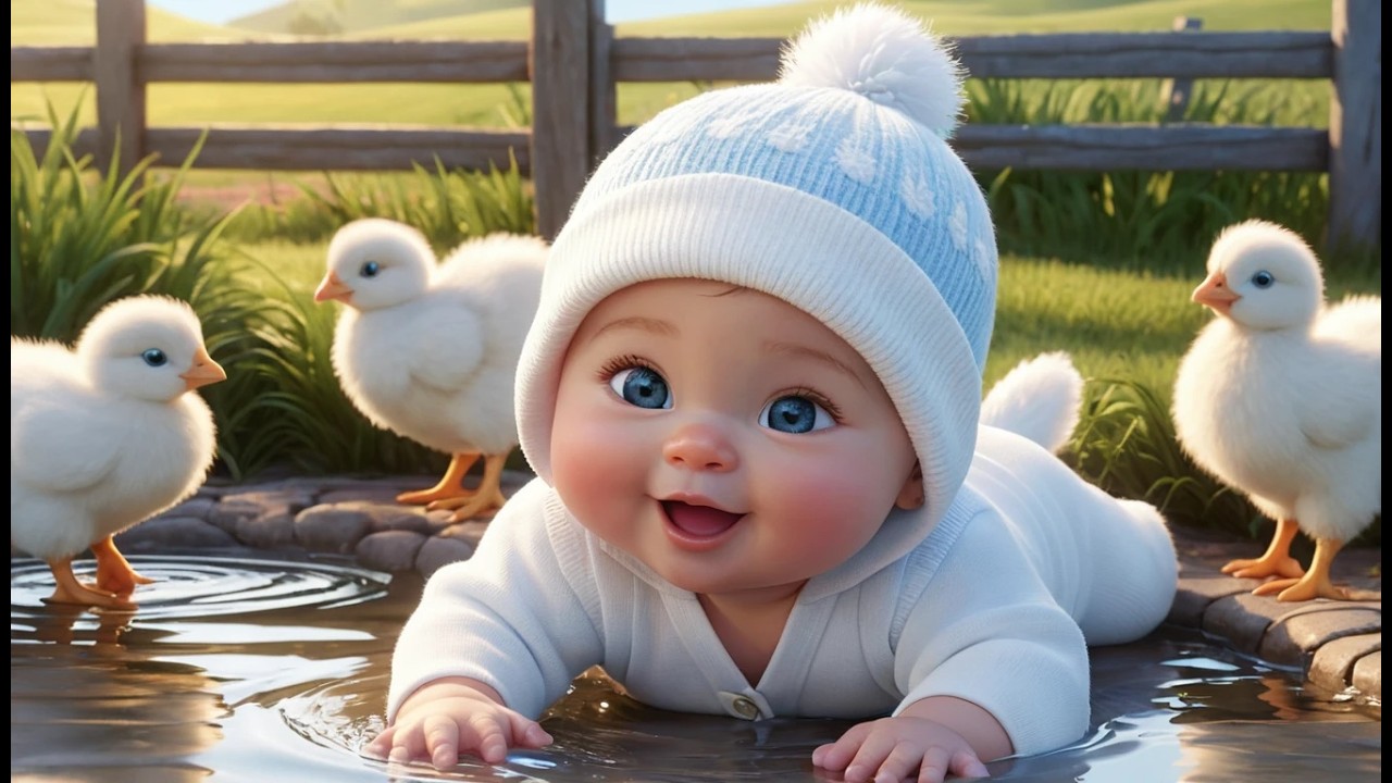 Four Little Chickens Peck and Cluck | Counting Song | Educational Kids Songs