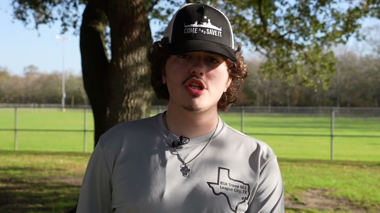 Boy Scouts installing bat houses in League City