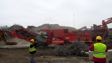 R6 impactor and K6 screen at KOK Recycling