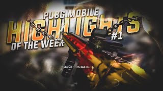 PUBG MOBILE MONTAGE 1 EVENTS + TOURNAMENTS HIGHLIGHTS ???⚡️