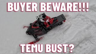 Watch Before Buying This Temu RC Snowmobile!!!
