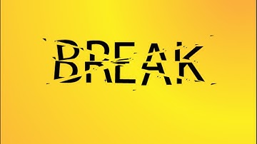 Broken Text Effect In Adobe Illustrator | Illustrator tips and Tricks For Cracked Effect