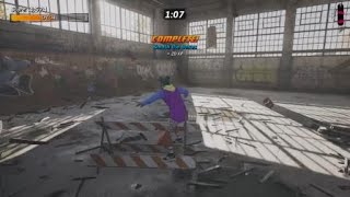 Tony Hawk's Pro Skater 1 + 2 Warehouse 50-50 Big Rail Gap and Destroy all Boxes