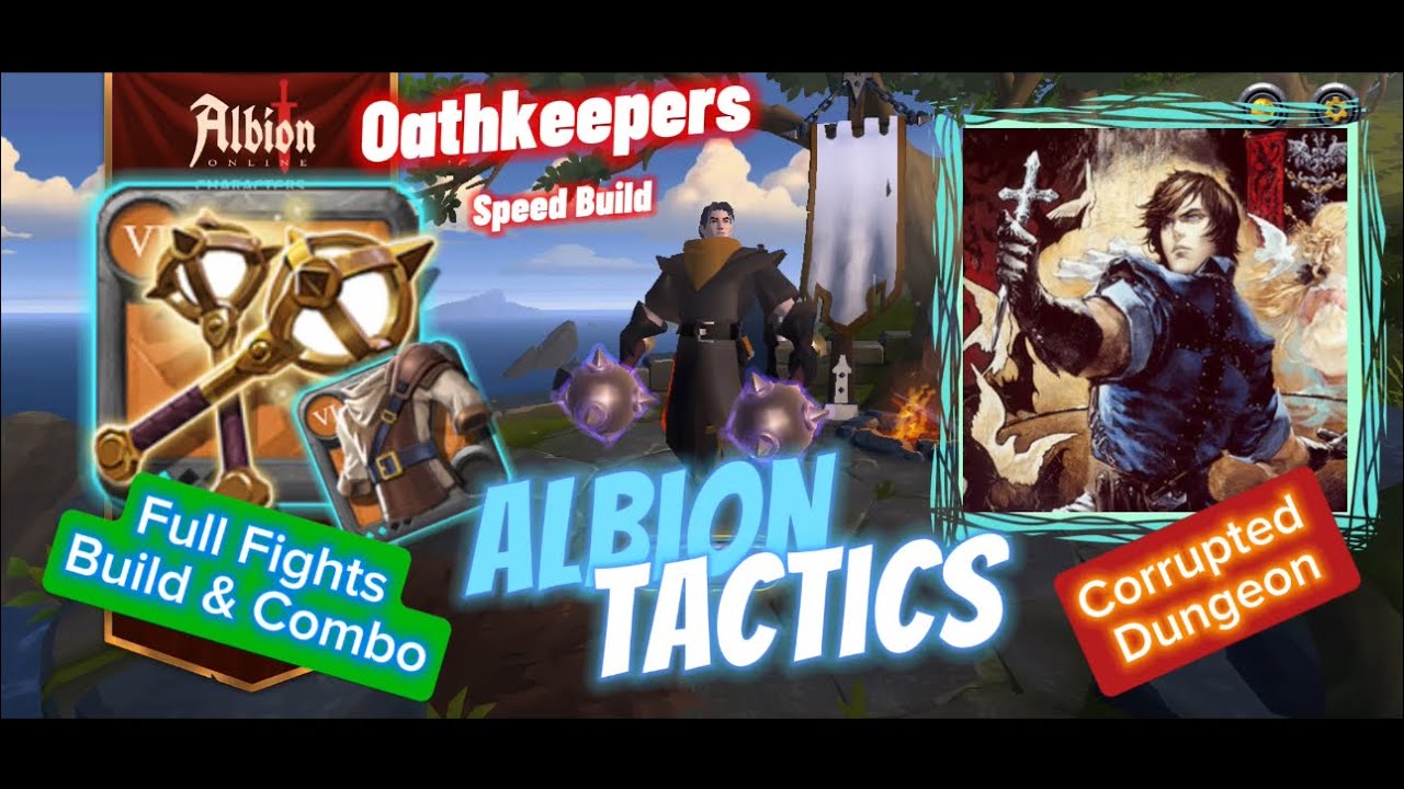 Albion Tactics Oathkeepers Speed Build | Fights & Guide | Albion Online (Beginner to Pro)