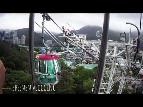 4k ocean park cable cab adventure hongkong travel