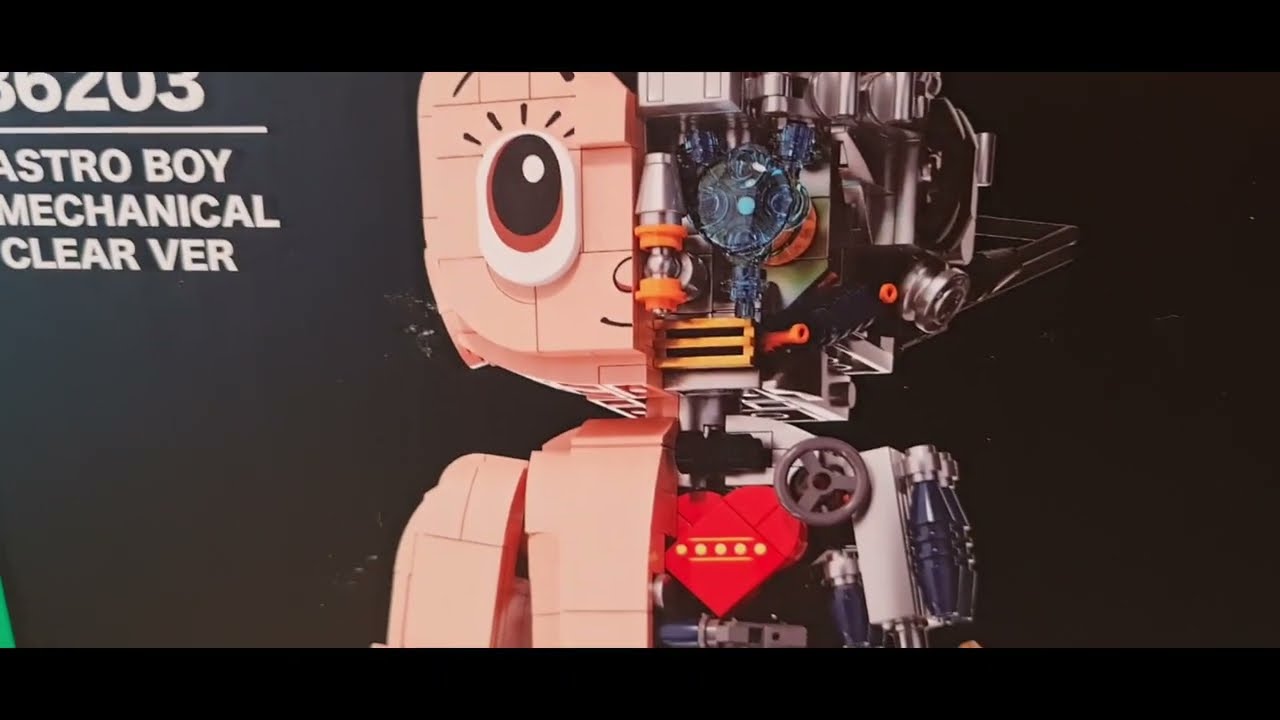 Lego Astro Boy Mechanical Clear Ver 86203 Tezuka Productions 18+