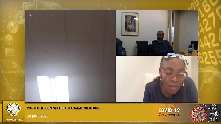 Portfolio Committee on Communications, 24 JUNE 2020