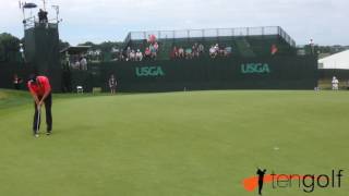 Un ejemplo de putt en Oakmont, por Sergio García
