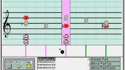 Sonic the Hedgehog 2 - Metropolis Zone on Mario Paint Composer