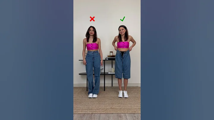 JORTS (jeans shorts) are IN this season! 😱 What do you think? 💖 Daily #shorts about #fashionhacks