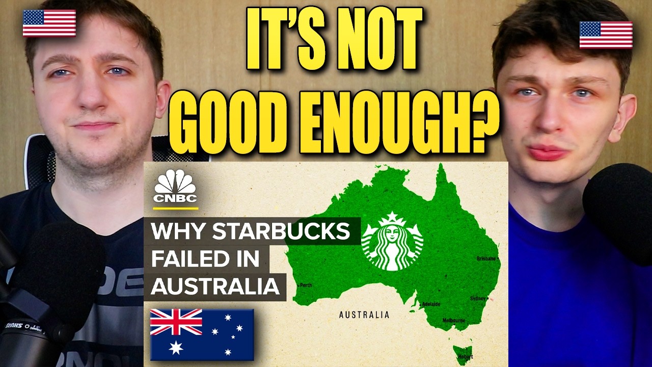 Americans React to Why Starbucks Failed in Australia!