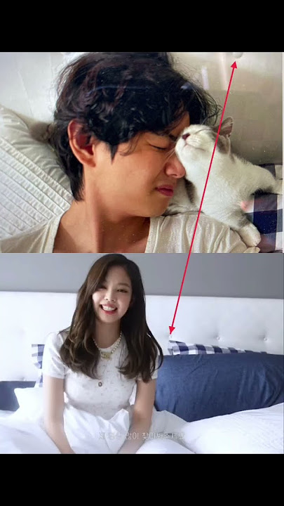 V and J live in same house โ๏ธ๐๐ #taennie #vnnie #kimtaehyung #jennie