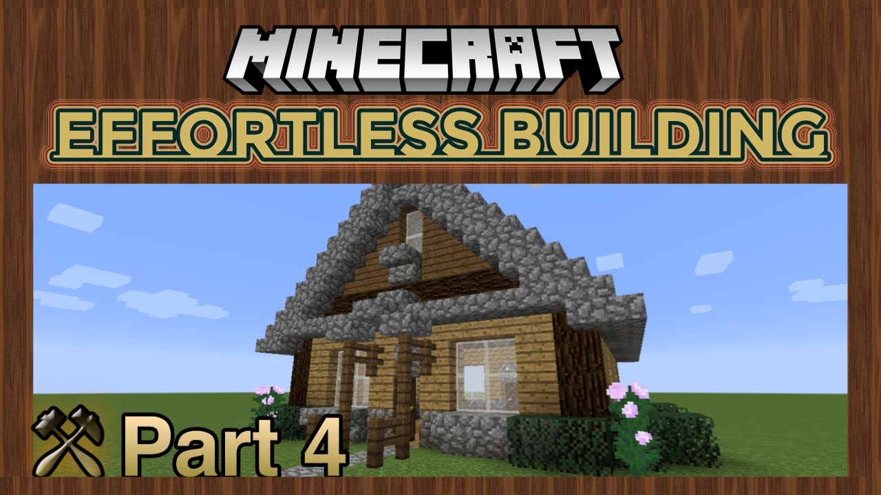 Effortless Building Mod Pt 4 The Fastest Way To Build A House In Minecraft Youtube