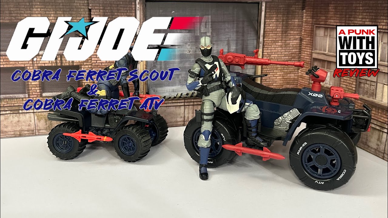 GI Joe Cobra Ferret ATV and Ferrer Scout Review