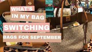 Whats In My Bag Switching Out Bag For September