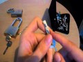 Tutorial - picking disc detainer padlocks with simple homemade tools