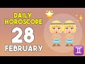 Gemini Horoscope Today February 28 2026