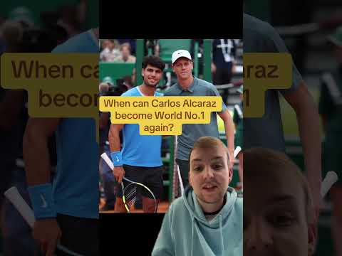 Video Carlos Alcaraz could be world number one again sooner than you thought...