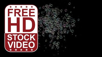 Free Stock Videos - abstract bubbles moving randomly 2D animation