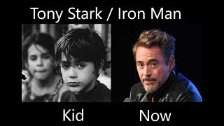 Tony Stark As A Child Before And After