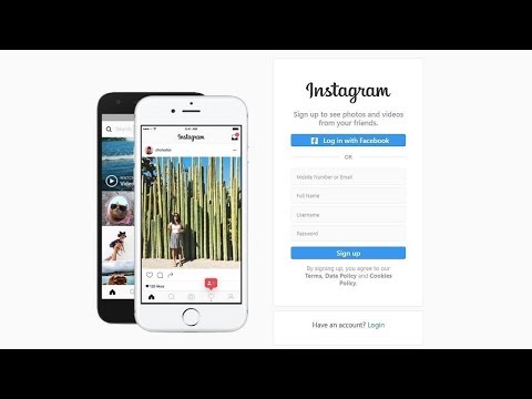 How To Make Signup Page Like Instagram In HTML CSS Bootstrap | Login Form Design  2019