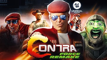 Contra Force Remake Gameplay Trailer Unreal Engine 5 Fan Concept
