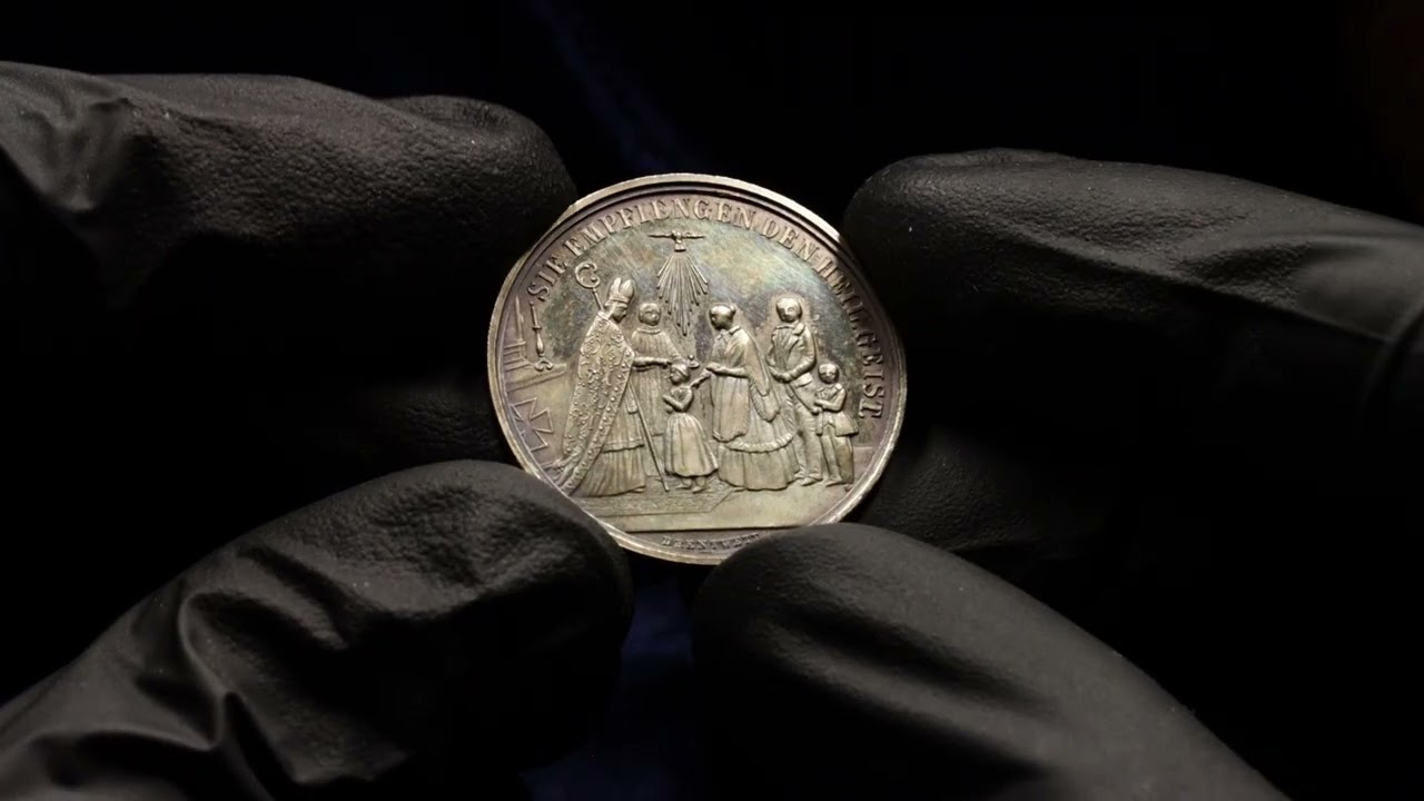 Lot 2690 Austria Silver Medal "In memory of Holy Communion" 1840 (ND)