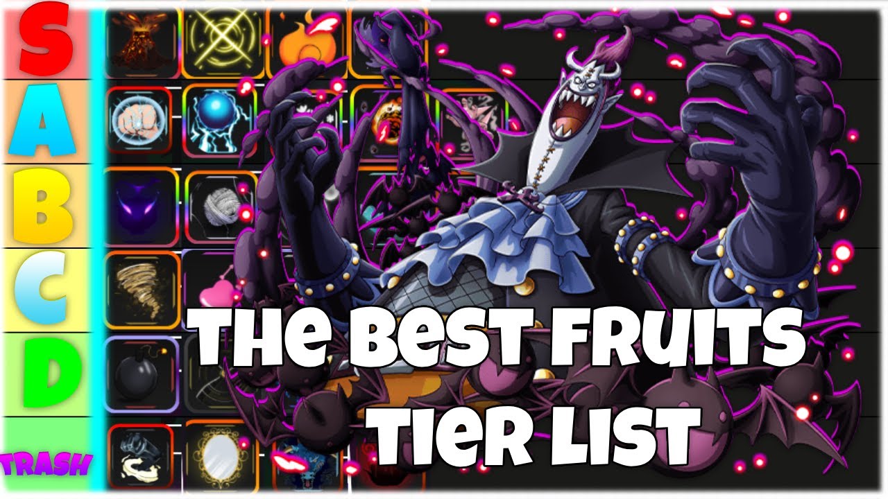 MELHOR TIER LIST DE FRUTAS DO UPDATE 9 DO A ONE PIECE GAME!! 