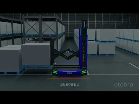 otobro - 舉升棧板機器人（FL10C） - video from Otobro