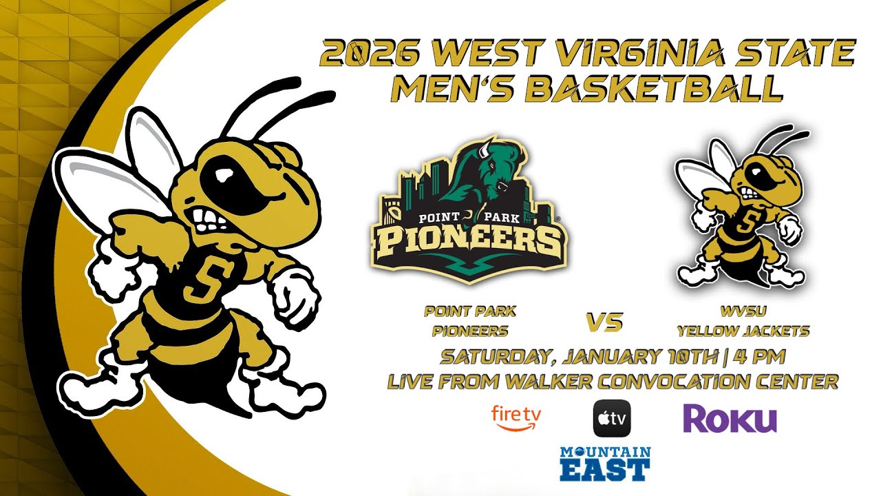 POINT PARK PIONEERS VS. WEST VIRGINIA STATE YELLOW JACKETS | 2026 WVSU MEN'S BASKETBALL