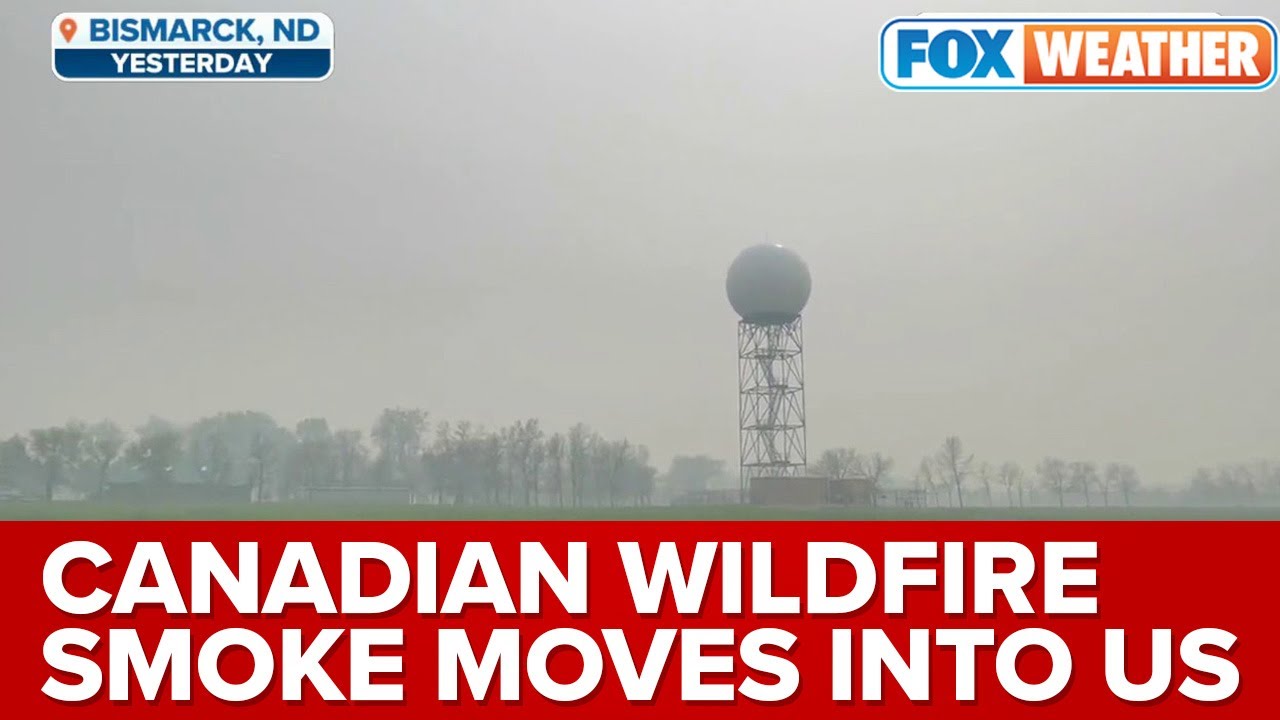 Smoke From Canadian Wildfires Moving Across US Skies, Creating ...