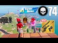 74 Elimination Solo Squads Wins Full Gameplay (NEW Fortnite Chapter 5!)