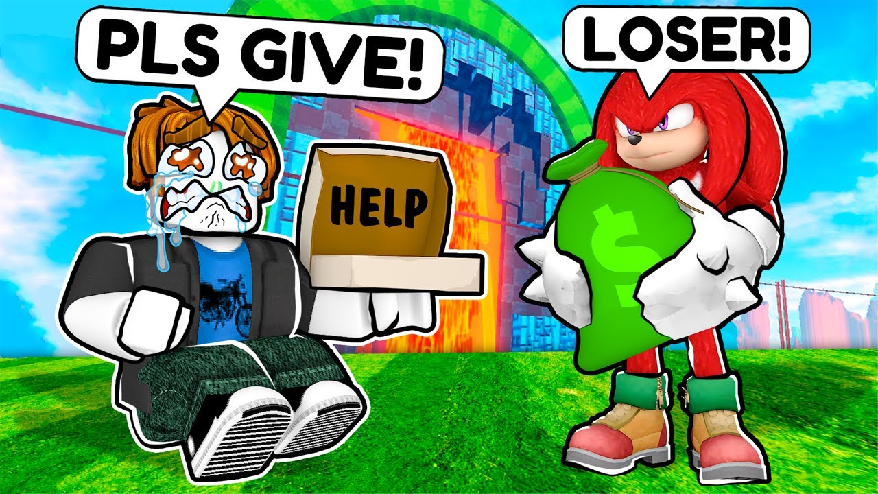 I Pretended to be POOR to TEST MY BESTFRIEND! (Sonic Speed Simulator)