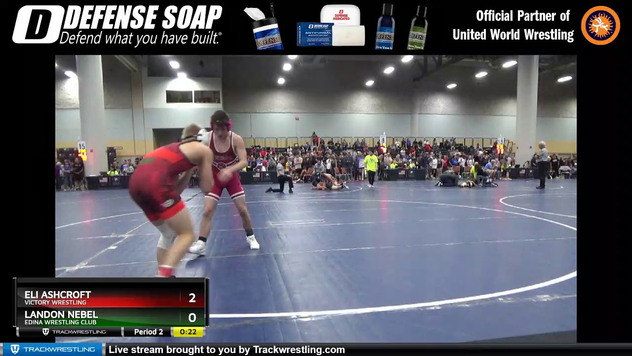 High School (9th - 10th Grade) 120 Eli Ashcroft Victory Wrestling Vs Landon Nebel Edina Wrestling