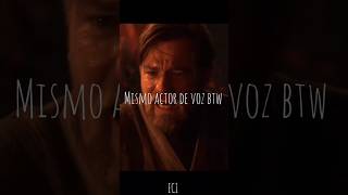 Mismo actor de voz #doblaje #personajes #locucion #viral #btw #voice #obiwan Same actor voice BTW#fy