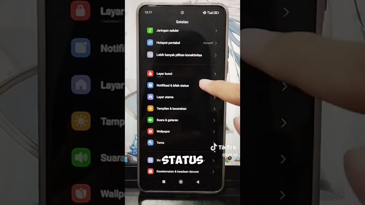Sembunyikan Ikon Label Di Control Center Hp Redmi 
