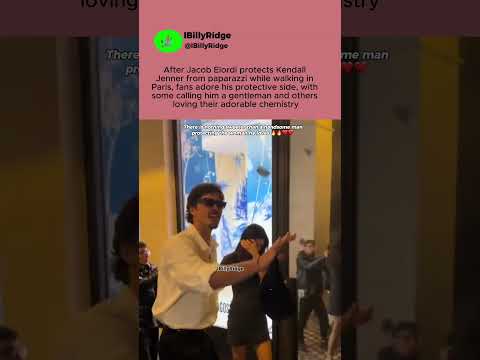 Video Jacob Elordi shields Kendall Jenner from paparazzi during stroll in paris