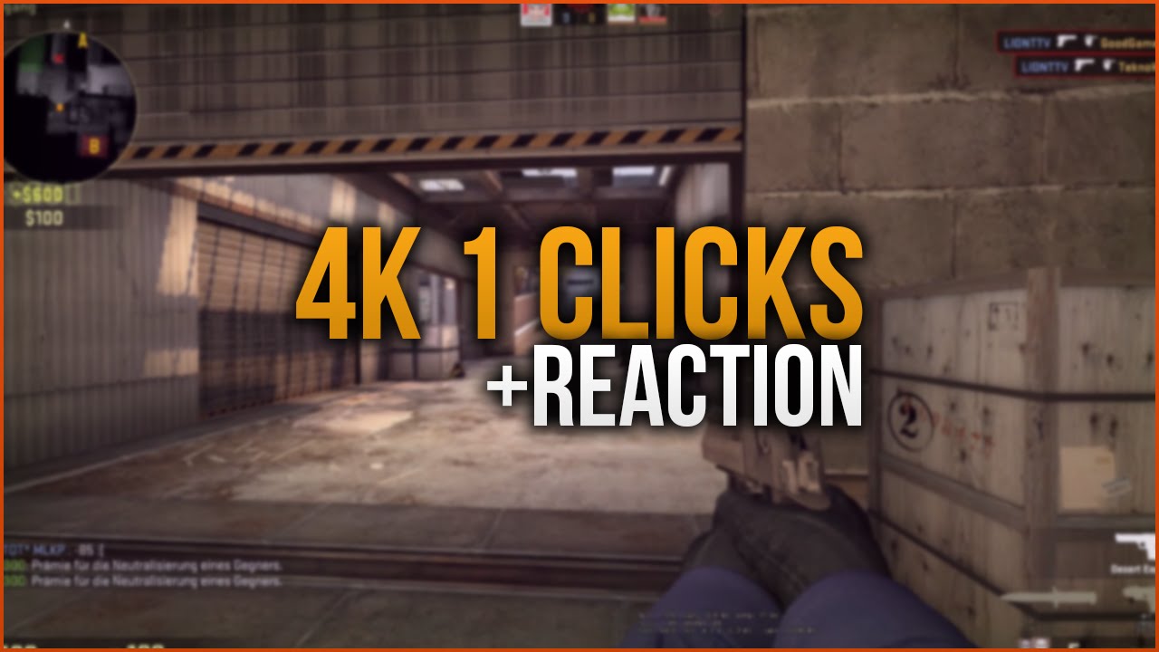 CS:GO 4k 1 Clicks + Reaction [German|HD] - ChrisiiLP - YouTube
