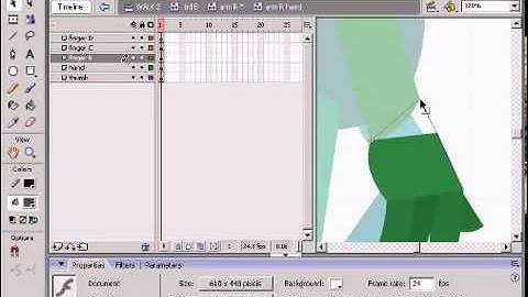 Flash Tutorial: Walk Cycle Animation Tutorial (Part 4)