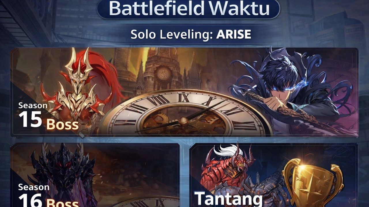 Boss Battlefield Waktu Paling Sulit! Season 15 & 16 | SL ARISE