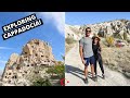 Exploring CAPPADOCIA / Visiting UCHISAR Castle, Goreme OPEN AIR MUSEUM &amp; Hiking Balkan Valley!!