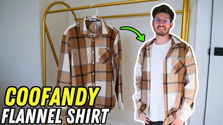 COOFANDY Mens Flannel Shirt Size Guide and Full Review